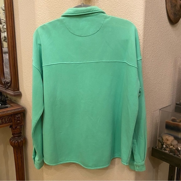 NWT~STUSSY Green Huron Over-Sized Button Shirt Size XS-Unisex - Picture 4 of 8